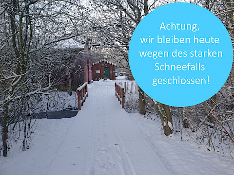 Tierpark Westküstenpark am 04.01.2026: Achtung: Heute, 04.Januar 2026, bleibt der Park geschlossen!